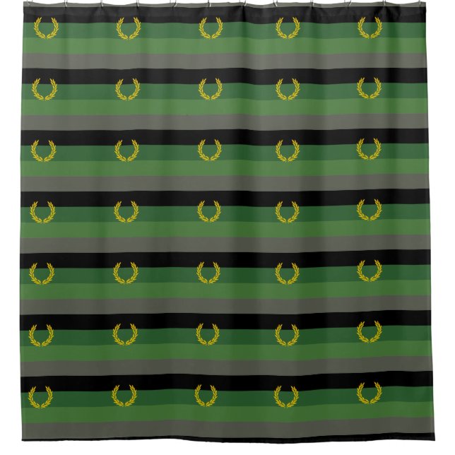 Rideaux De Douche Fierté uniforme (Devant)