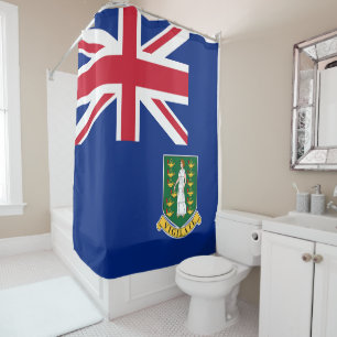 Rideaux De Douche Flag des îles Vierges britanniques