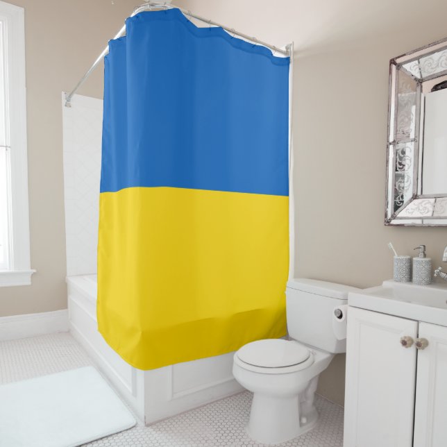 Rideaux De Douche Flag of Ukraine (En situation)
