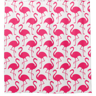 Rideaux De Douche Flamants roses roses