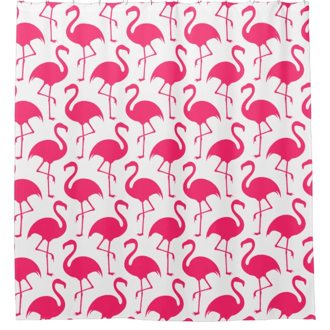 Rideaux De Douche Flamants roses roses (Devant)