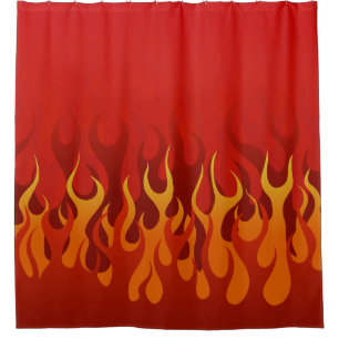 Rideaux De Douche Flames Kustom