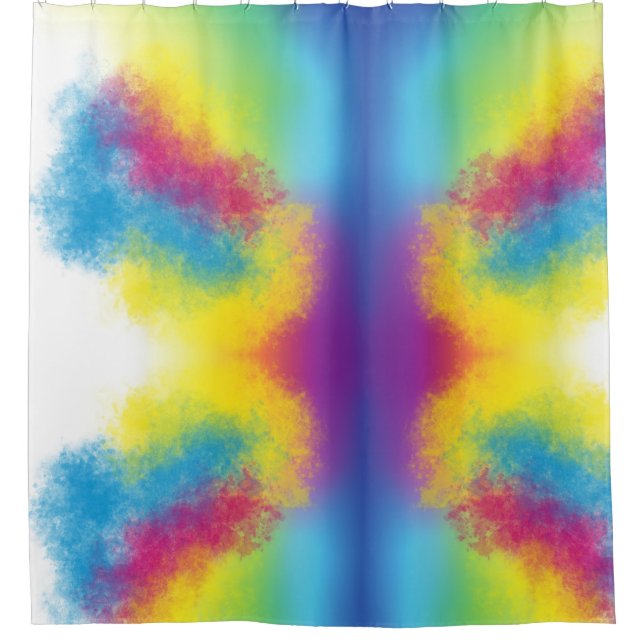 Rideaux De Douche flash de couleur (Devant)