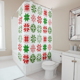 Rideaux De Douche Flèche de neige scandinave