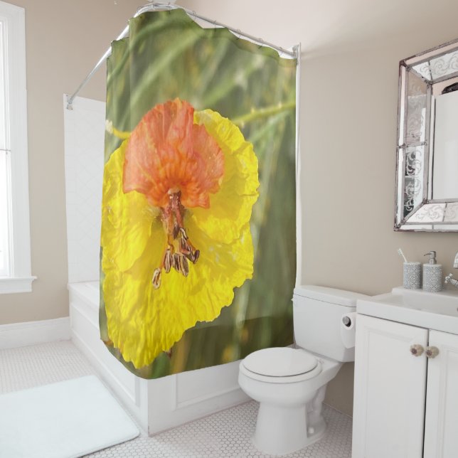 Rideaux De Douche Fleur (En situation)