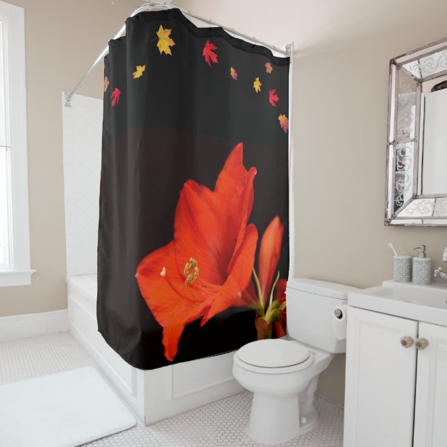 Rideaux De Douche Fleur (En situation)