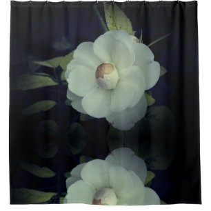 Rideaux De Douche Fleur blanche