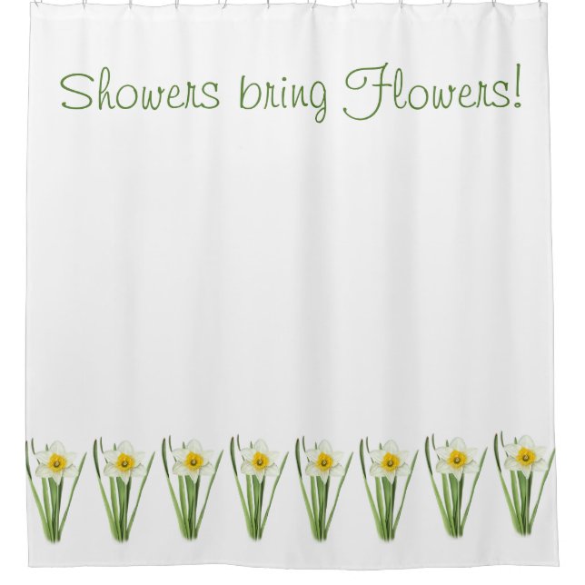 Rideaux De Douche Fleur de jonquil (Devant)