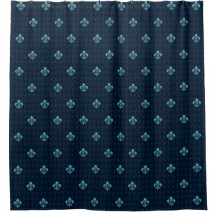 Rideaux De Douche Fleur De Lis Pattern