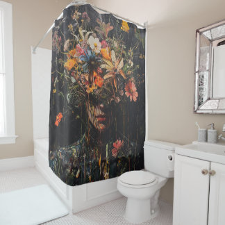 Rideaux De Douche Fleur du Voile - Surreal Art Design