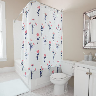 Rideaux De Douche Fleur Motif Printemps Floral