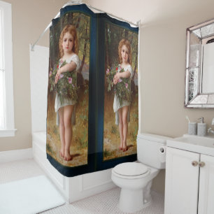 Rideaux De Douche Fleurs De Printemps par William Bouguereau