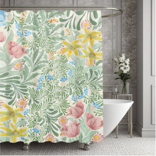 Rideaux De Douche Fleurs de printemps William Morris, Vintage Floral