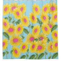 Fleurs de soleil rose Vintage rustique Moderne Pas