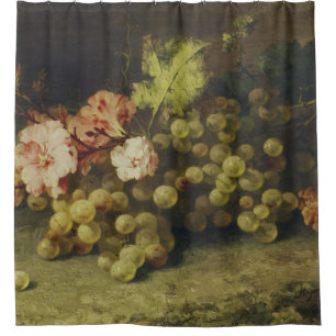 Rideaux De Douche Fleurs et raisins vintage Margaretha Roosenboom