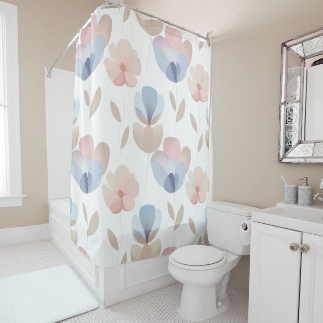 Rideaux De Douche Floraisons en cascade (En situation)