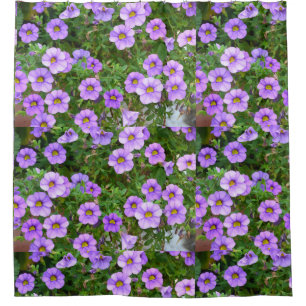 Rideaux De Douche Floral pourpre