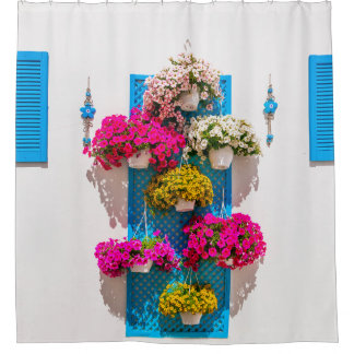 Rideaux De Douche Flore ethnique : Mur de jardin