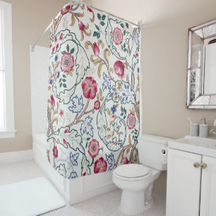 Rideaux De Douche Flore, motifs floraux, William Morris