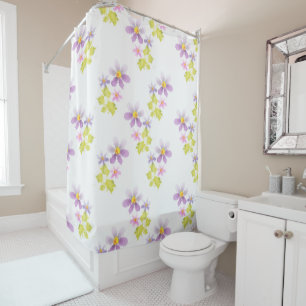 Rideaux De Douche Flower mosaic