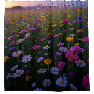 Rideaux De Douche Flowers Shower Curtain