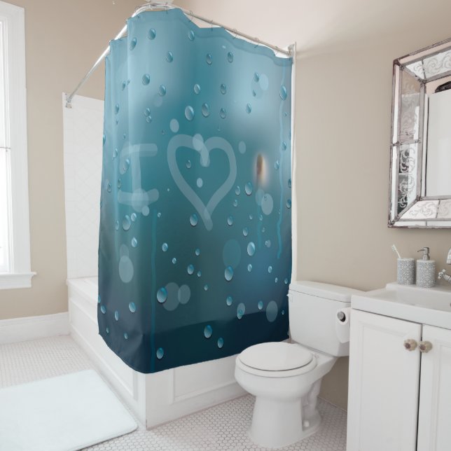 Rideaux De Douche Fog of Love (En situation)