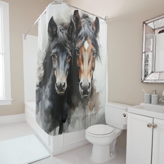 Rideaux De Douche Foie avec sa mère (En situation)