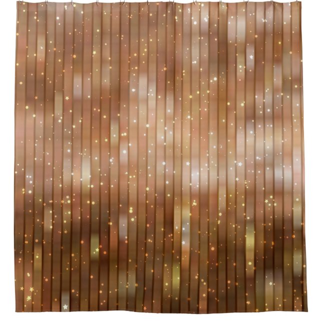 Rideaux De Douche fond beige brillant abstrait abstrait, art, dos (Devant)