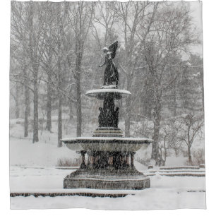 Rideaux De Douche Fontaine de Bethesda de Central Park de New York
