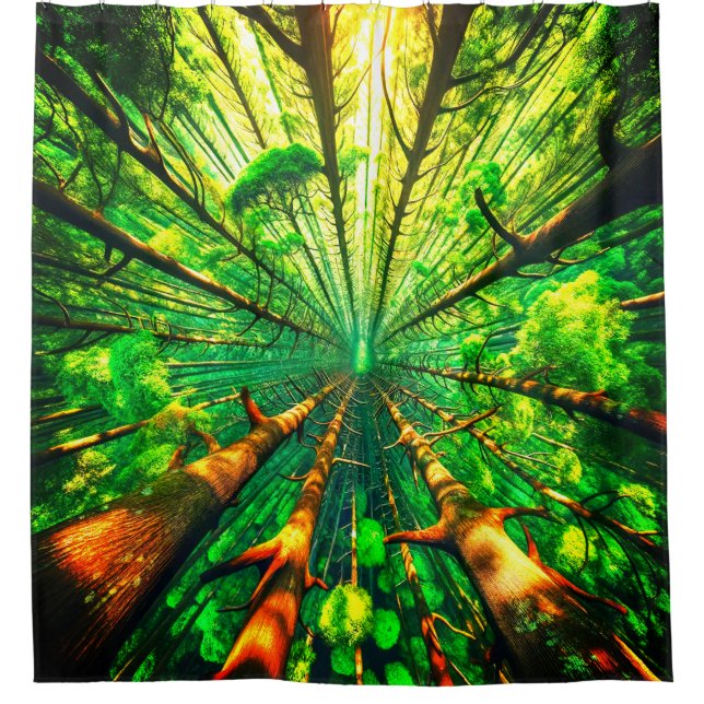 Rideaux De Douche Forêt (Devant)