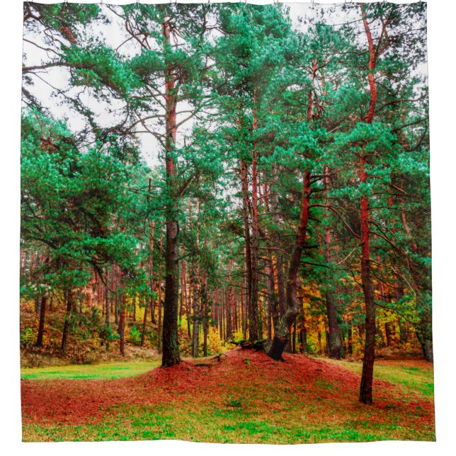 Rideaux De Douche Forêt mixte d'automne (Devant)