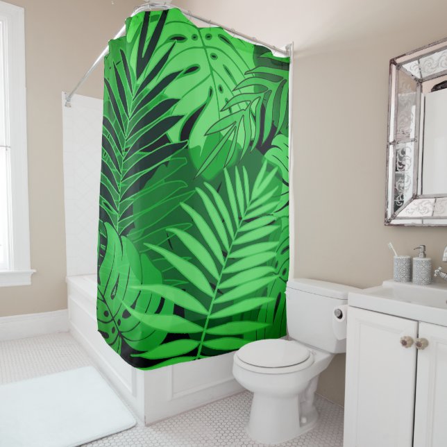Rideaux De Douche Forêt tropicale humide (En situation)