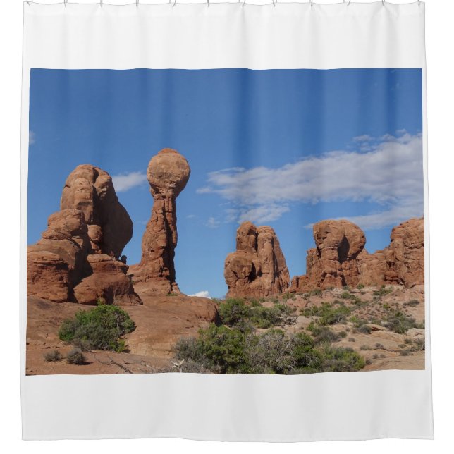 Rideaux De Douche Formations rocheuses en Arches (Devant)