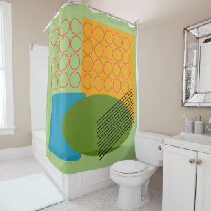 Rideaux De Douche Formes Abstraites
