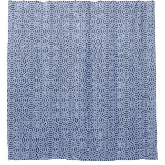 Rideaux De Douche formes circulaires motif sans couture (Devant)
