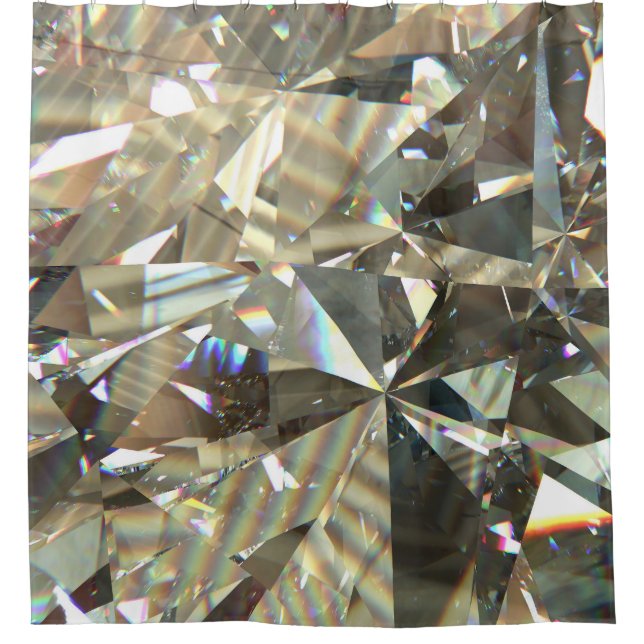 Rideaux De Douche Formes diamant triangulaire : texture stratifiée. (Devant)