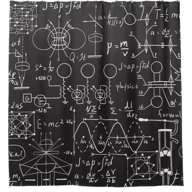 Rideaux De Douche Formules scientifiques : Patte de calcul du tablea (Devant)