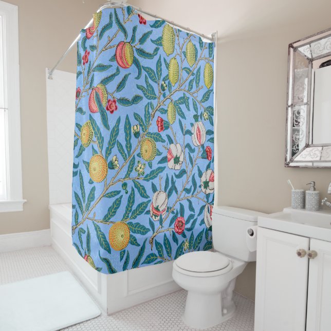 Rideaux De Douche Four Fruit, William Morris (En situation)