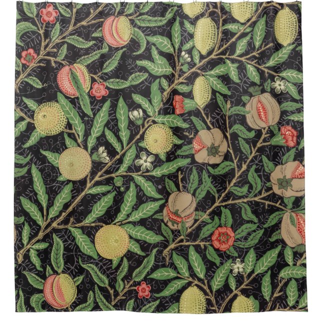Rideaux De Douche Four fruits de William Morris (1862) célèbre motif (Devant)