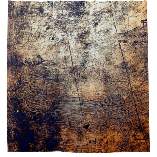 Rideaux De Douche Fracture de détresse de grunge texture (Devant)