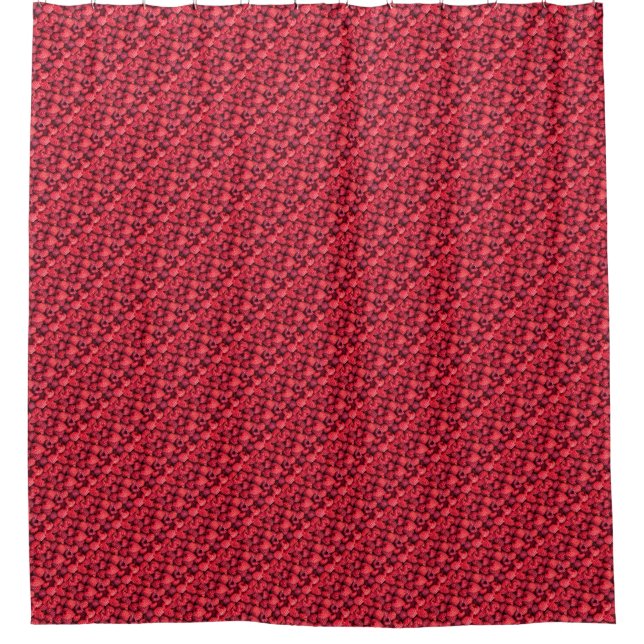 Rideaux De Douche Framboises rouges fraîches (Devant)