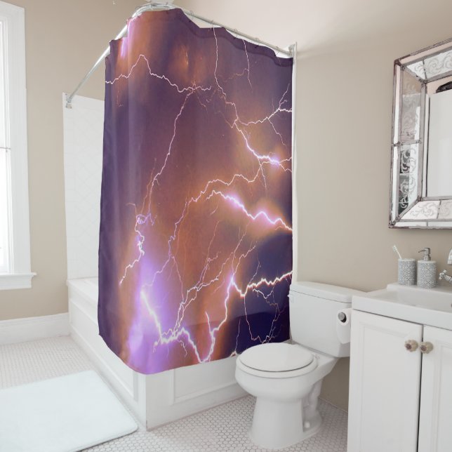 Rideaux De Douche Frappes de foudre (En situation)