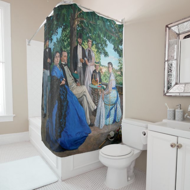 Rideaux De Douche Frédéric Bazille - La Réunion Familiale (En situation)