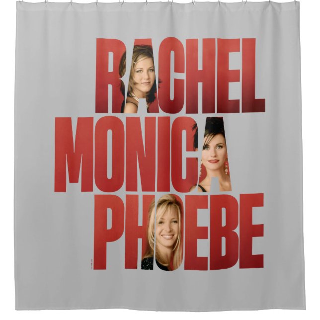 Rideaux De Douche FRIENDS™ | Rachel, Monica & Phoebe (Devant)
