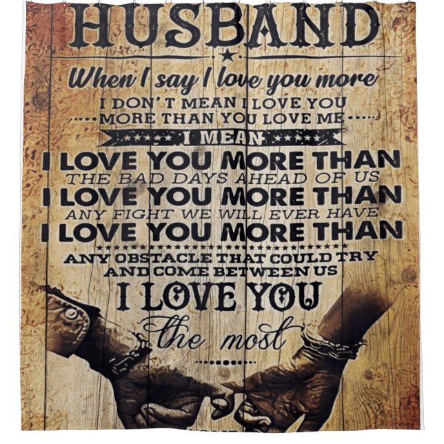 Rideaux De Douche Funny Quotes to Husband | Venin For Your Man (Devant)
