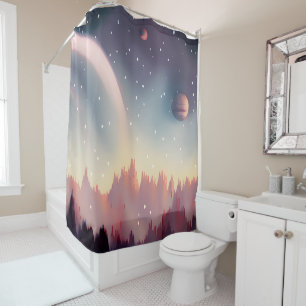 Rideaux De Douche Galaxie, Univers, Étoiles, Espace extra-atmosphéri