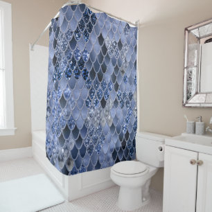 Rideaux De Douche Galles de sirènes Glam #8 (Parties scintillant Fau