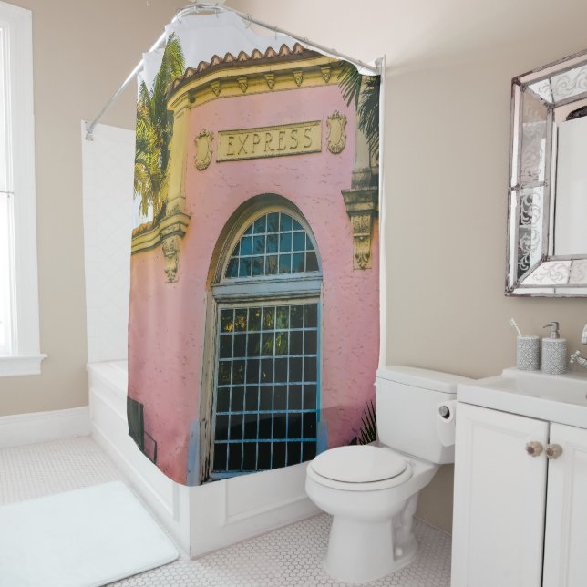 Rideaux De Douche Gare de Tropical (En situation)