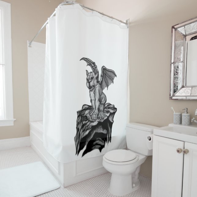 Rideaux De Douche Gargoyle (En situation)