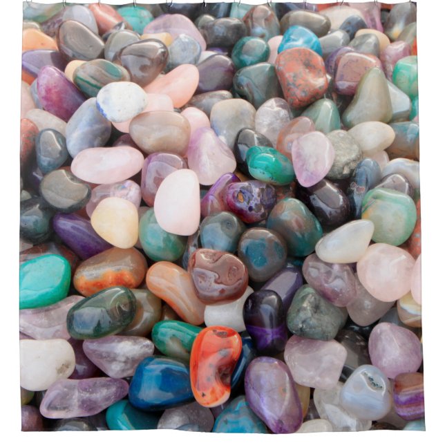 Rideaux De Douche Gemstone géologie minéral cher (Devant)